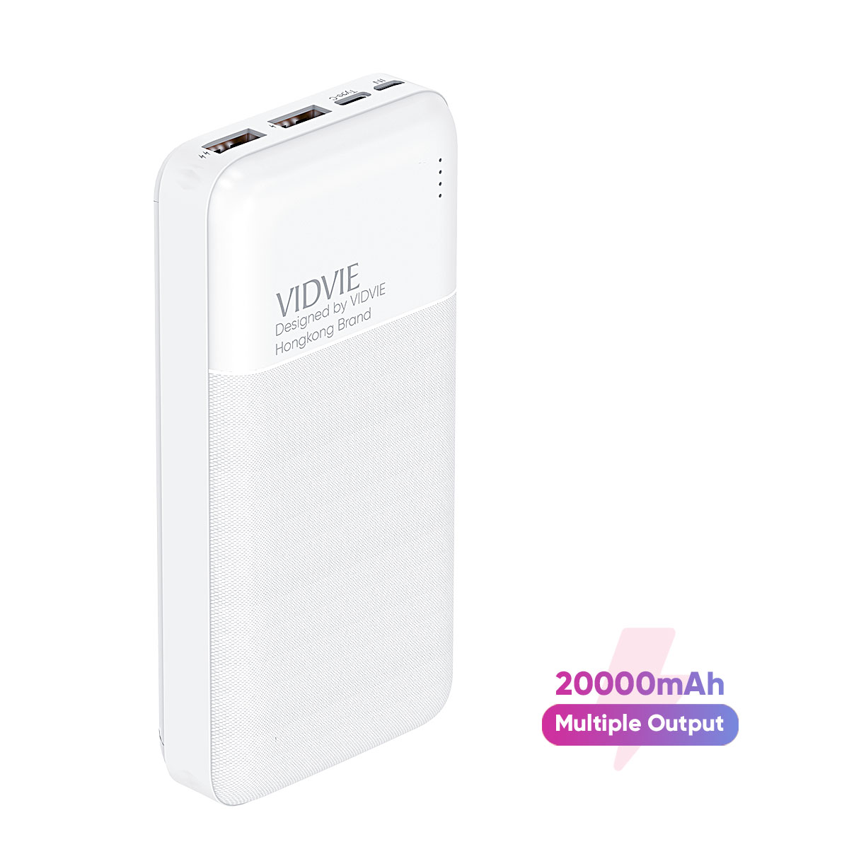 Power Bank Vidvie PB769 10.000 mAh Carga Rápida PD 20W