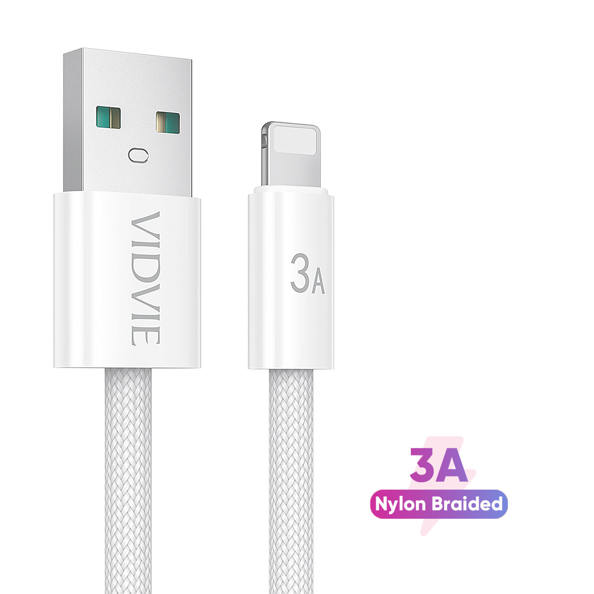 Vidvie Fast Cable Type-C 3.1 A Compatible iPhone – PC Geant